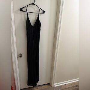 Fashion Nova Sleek Black Maxi Dress